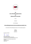 Akkreditierungsurkunde Wirtschaftsingenieurwesen Master