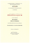 Akkreditierungsurkunde Maschinenbau Master Akkreditierungsurkunde Maschinenbau Master
