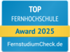 Top Fernhochschule Award 2024 von FernstudiumCheck.de